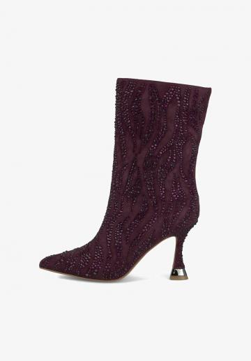 Полусапожки на высоком каблуке