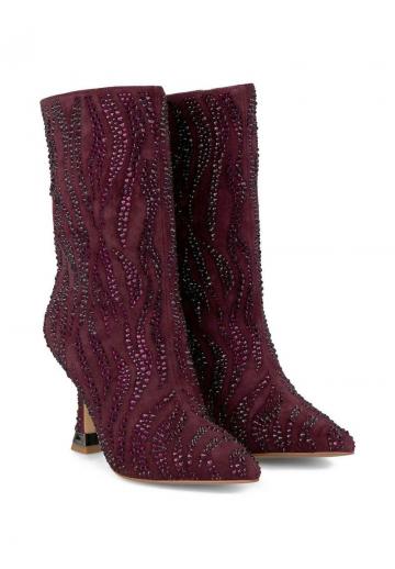 Полусапожки на высоком каблуке