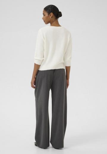 Пуловер с рукавом три четверти