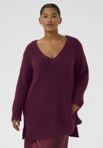 Длинный пуловер