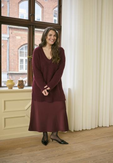 Длинный пуловер