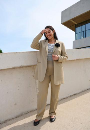 Длинный блейзер