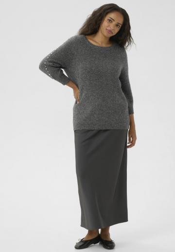 Пуловер с рукавом три четверти