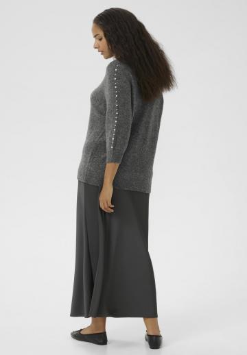 Пуловер с рукавом три четверти