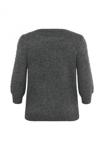 Пуловер с рукавом три четверти