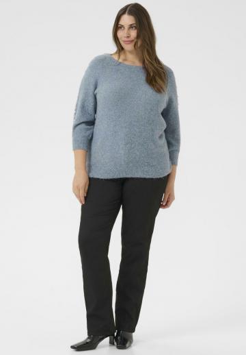 Пуловер с рукавом три четверти