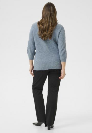 Пуловер с рукавом три четверти