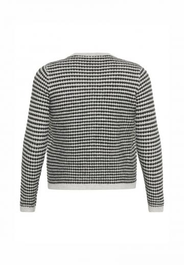 Жаккардовая вязаная кофта