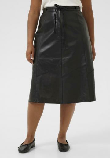 Кожаная юбка