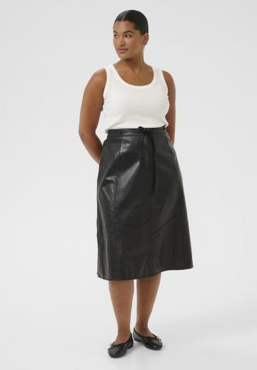 Кожаная юбка