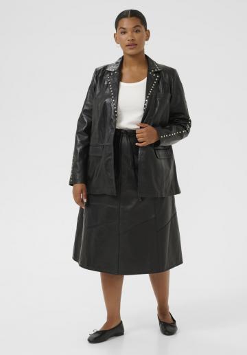 Кожаная юбка