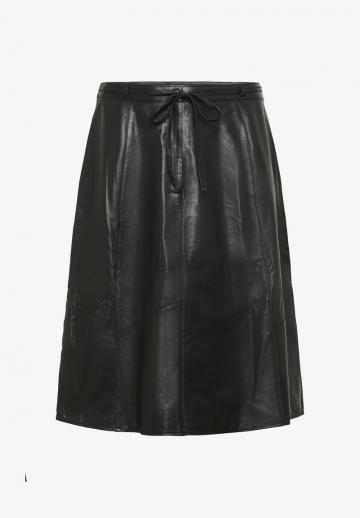 Кожаная юбка
