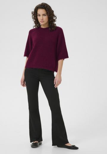 Пуловер с коротким рукавом