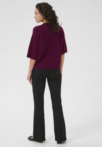 Пуловер с коротким рукавом