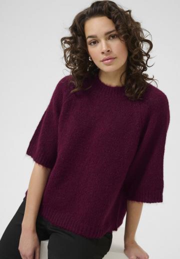 Пуловер с коротким рукавом