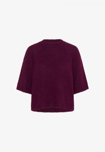 Пуловер с коротким рукавом