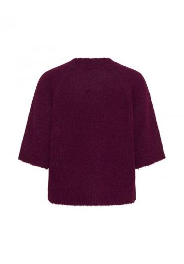 Пуловер с коротким рукавом