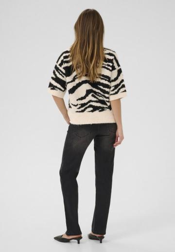 Пуловер с коротким рукавом