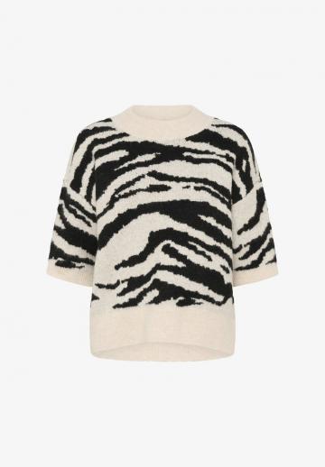 Пуловер с коротким рукавом