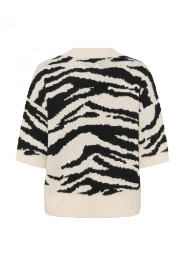 Пуловер с коротким рукавом