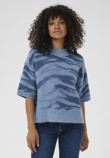 Пуловер с коротким рукавом