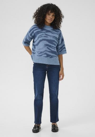 Пуловер с коротким рукавом