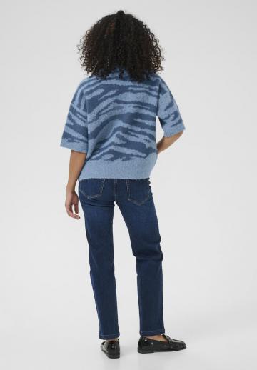 Пуловер с коротким рукавом