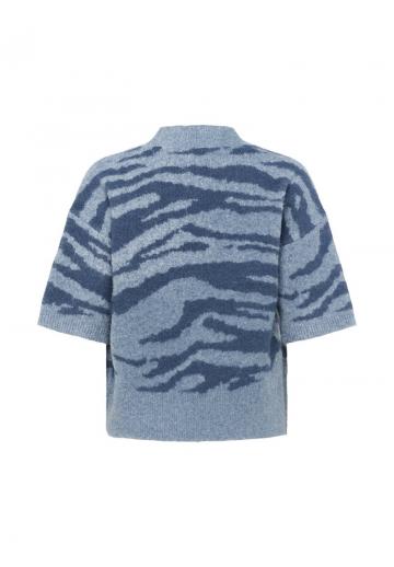 Пуловер с коротким рукавом