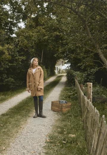 Короткое пальто