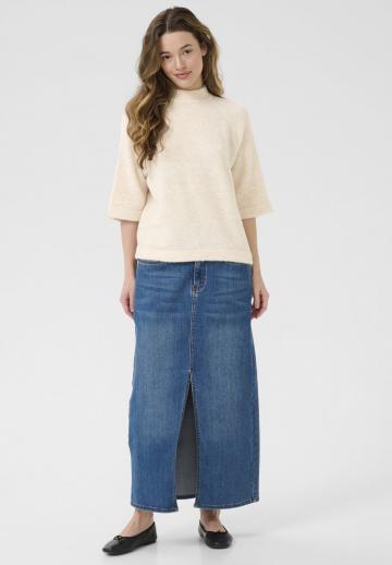 Пуловер с коротким рукавом