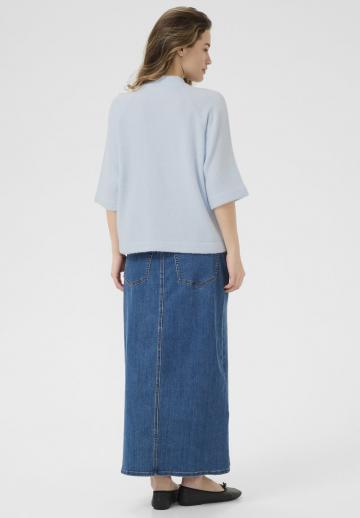 Пуловер с коротким рукавом