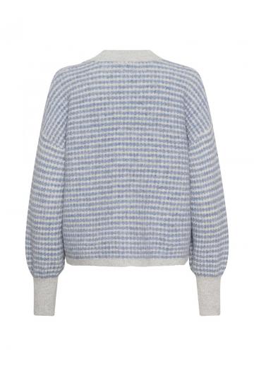 Пуловер в полоску