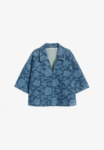 Джинсовая жилетка