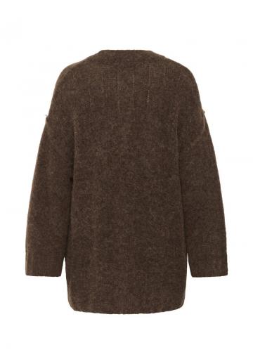 Длинный пуловер