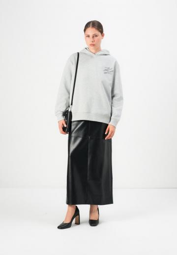 Пуловер с капюшоном