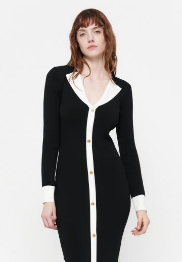 Вязаное платье