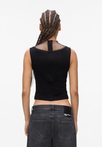 Блузка без рукавов