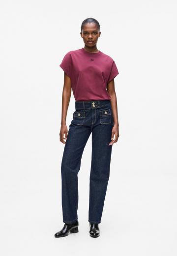 Прямые джинсы