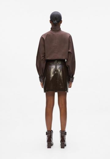 Кожаная юбка