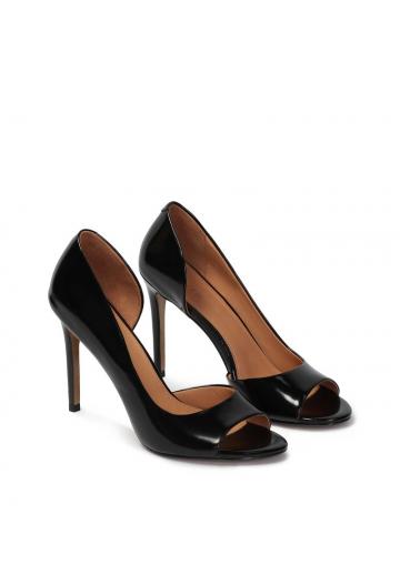 Туфли с открытым носом