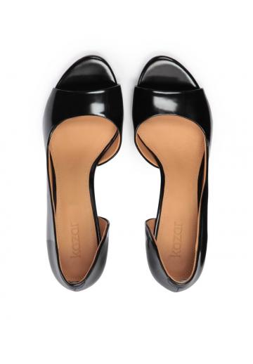 Туфли с открытым носом