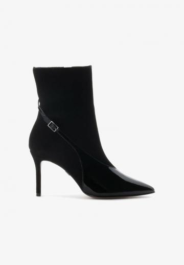 Полусапожки на высоком каблуке