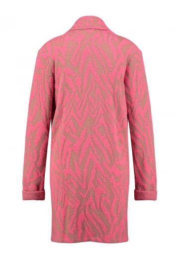 Жаккардовая вязаная кофта