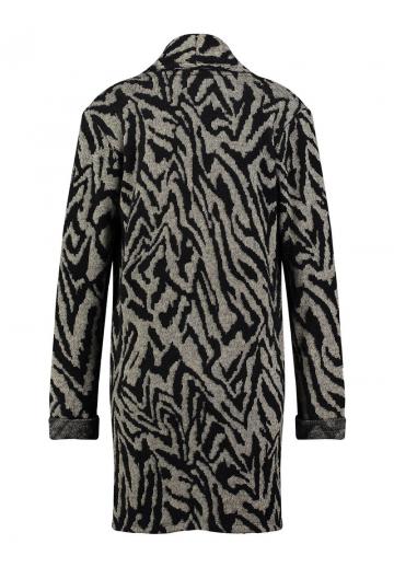 Жаккардовая вязаная кофта