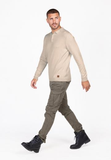 Поло с длинным рукавом