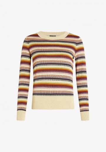 Пуловер в полоску