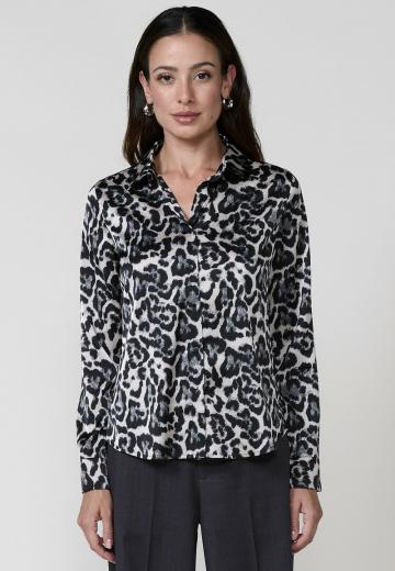 Атласная блузка