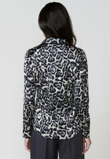Атласная блузка