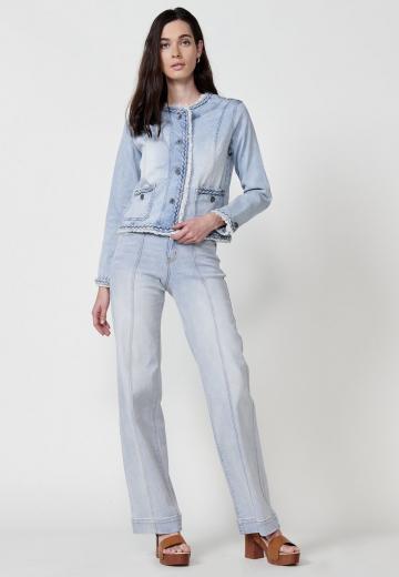 Джинсовая жилетка