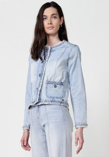 Джинсовая жилетка